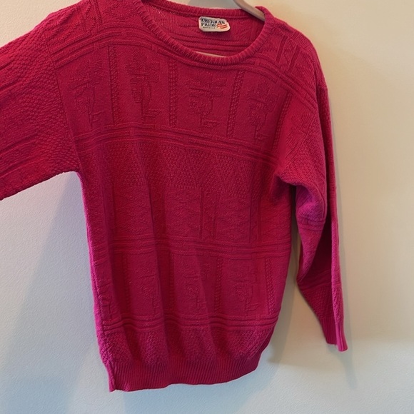 Vintage American Pride pink sweater - Picture 3 of 5
